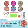 【Clearance Sale】6Pcs DIY Mandala Diamond Painting Coasters Set With Holder