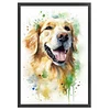 (Stamped/Counted) Golden Retriever-11CT Cross Stitch 40*60cm(Big Size)