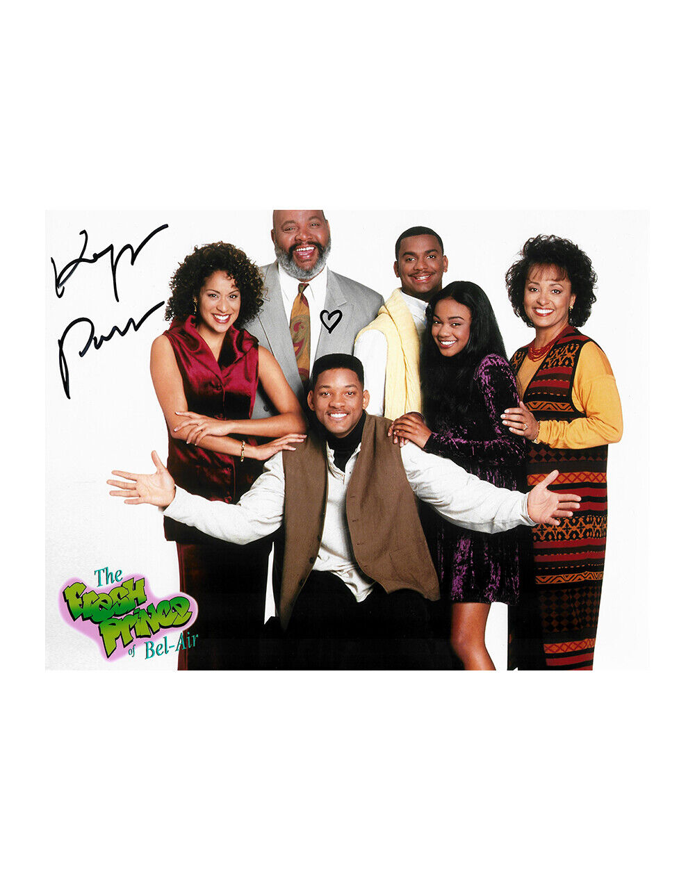 10x8 Fresh Prince Of Bel-Air Print Signed by Karyn Parsons 100% With COA