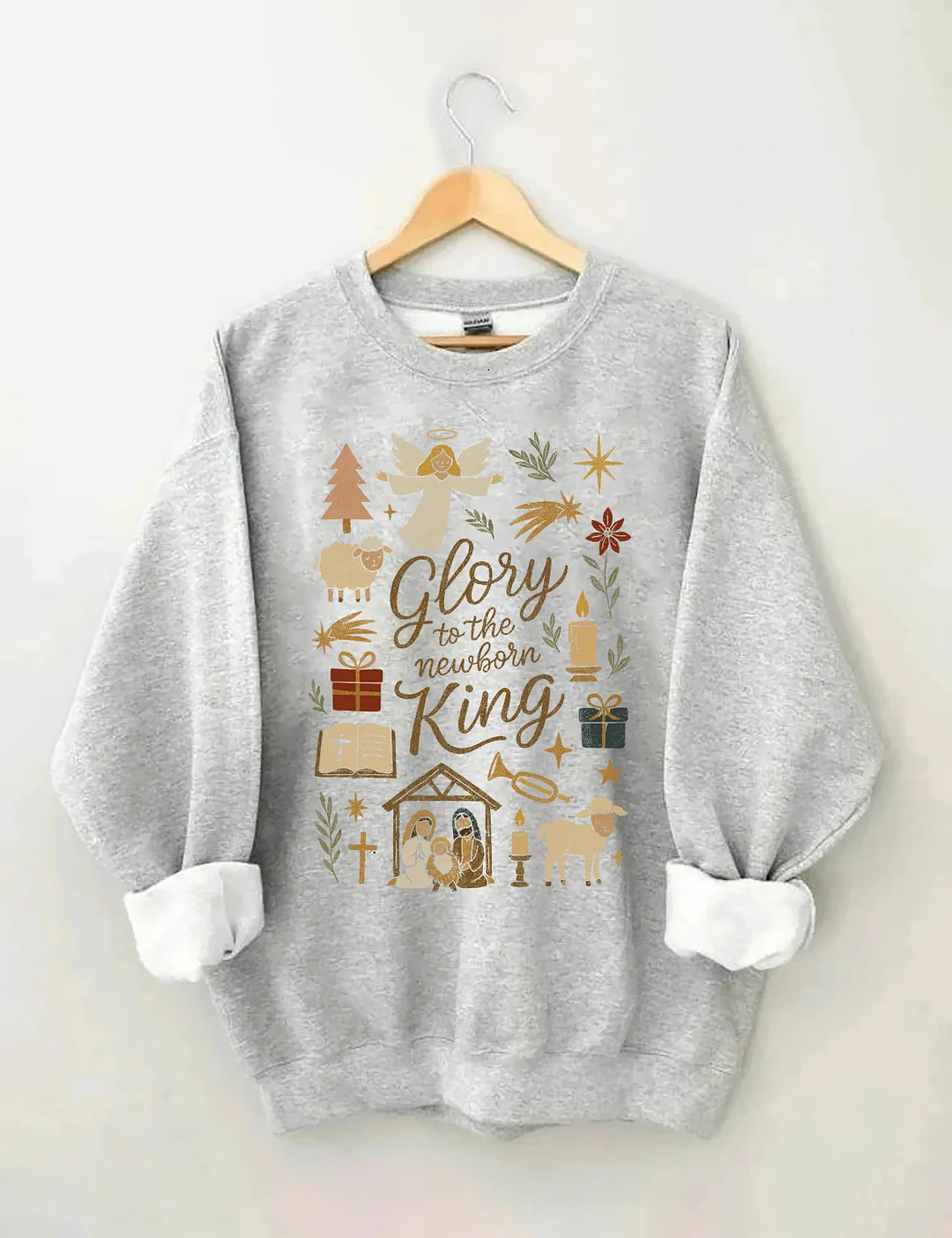 Glory To The Newborn King Sweatshirt