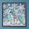 Cartoon Einhorn 5d DIY Diamant Kunst Malerei Kits Teilbohrer Edelstein Kunst 30x30cm