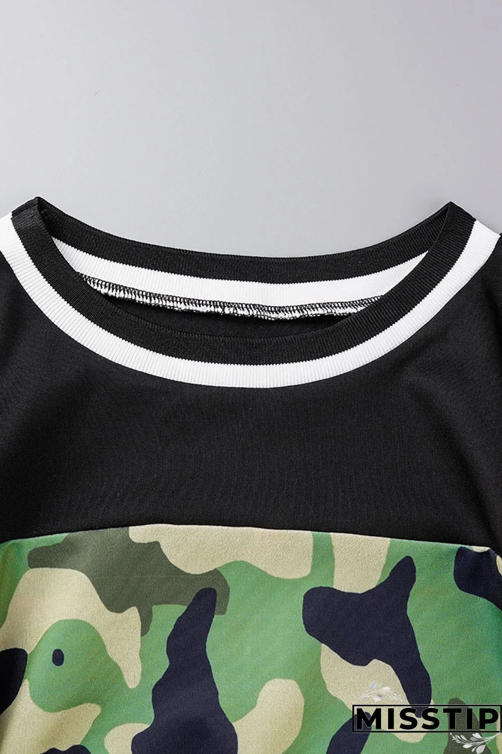 Blue Casual Print Patchwork O Neck Long Sleeve Two Pieces