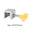 Door Window Lock Restrictor Adjustable Garage Frame Lock Alloy for Kids Pet Home