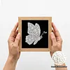 12Pcs DIY Pearl Painting Insect for Home Wall Decor(15x15cm)