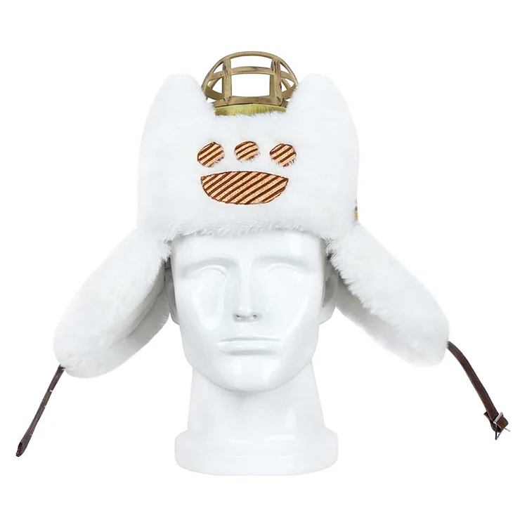 Monster Hunter Wilds (2025) Felyne Cat Plush Hat Pet Cap Cosplay Accessories Props