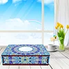 (US Local)Diamond Painting Storage Box DIY 5D Diamond Painting Jewelry Box for Women (E)