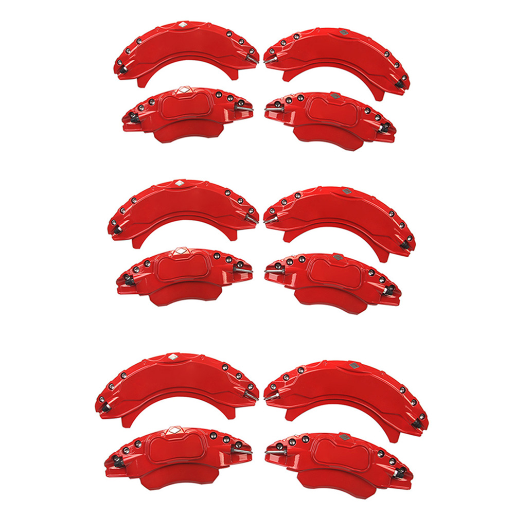 

4pcs Metal Brake Caliper Cover Decoration for Tesla Model Y Front+ Rear Red, 21 inch, 501 Original