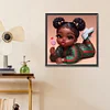 >SALE<5D DIY Full Round Drill Diamond Painting Cute Candy Girl Home Decor 30x30cm