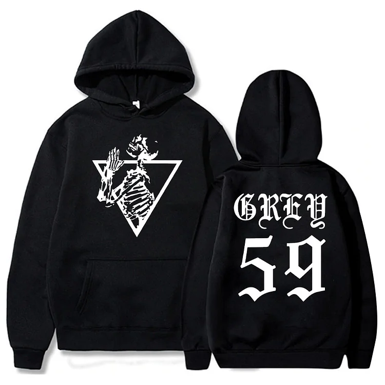 Suicideboys G59 Skeleton Printed Hoodies Hip Hop Music Streetwear Pullover at Hiphopee