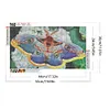 Peinture diamant Moth-Round drill-50*30cm