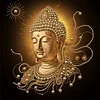 Diamond Painting-DIY Special Shaped Drill Pearl Painting Buddha Statue(35x35cm)