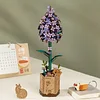 Wooden flower flower building block flower assembly diy flower arrangement children's puzzle gift