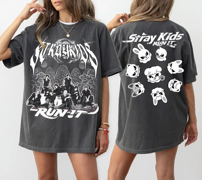 Stray Kids World Tour Run It Japan Photo T-Shirt