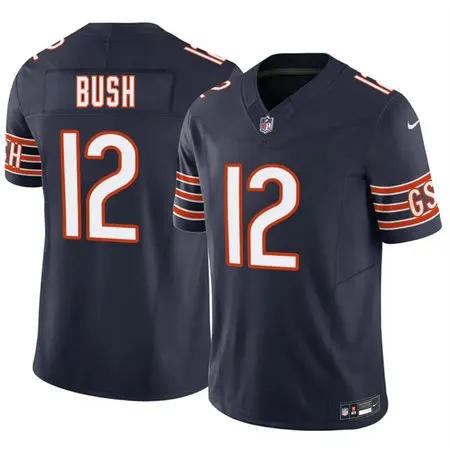Youth Chicago Bears #12 Devin Bush Navy 2026 F.U.S.E. Vapor Untouchable Limited Stitched Football Jersey