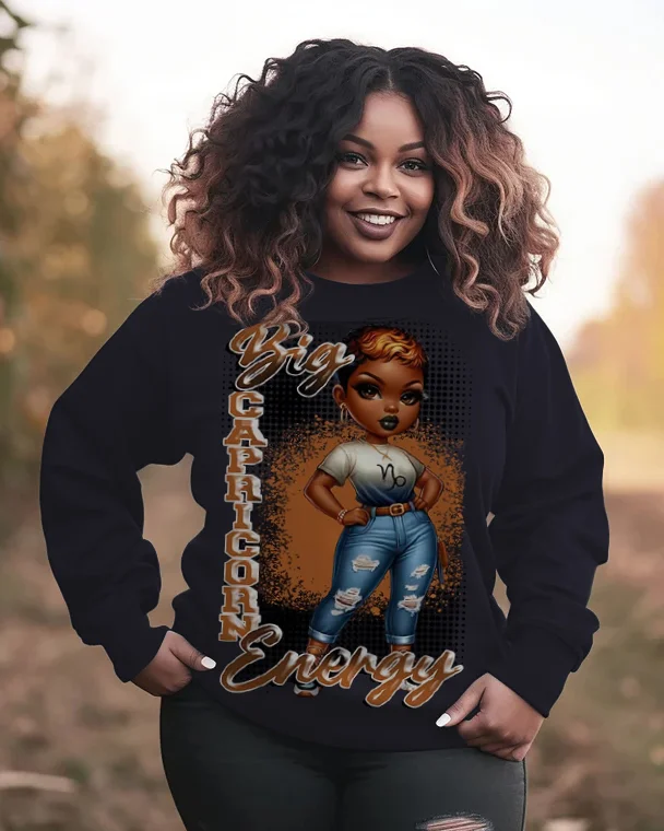 Big Capricornus Energy Crewneck Sweatshirt
