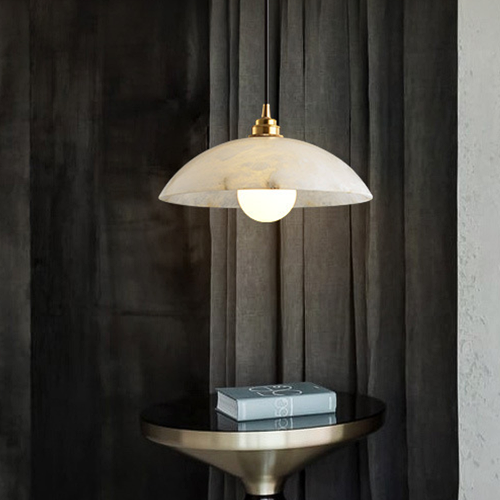 French Glass Lampshade Pendant Lights Living Room