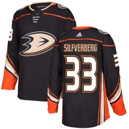 Men's  Anaheim Ducks #33 Jakob Silfverberg Black Stitched NHL Jersey YGN5