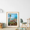 Diamond Painting Beachfront Lighthouse Full Round Drill Picture (A3799)