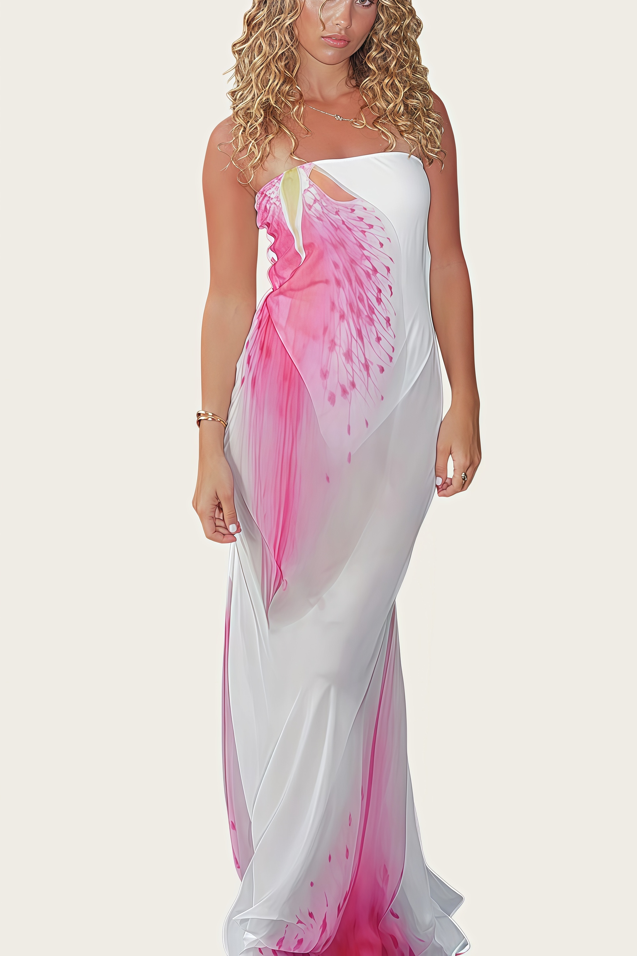 Strapless Ombre Bandeau Maxi Dress - HIGIANNA&reg;