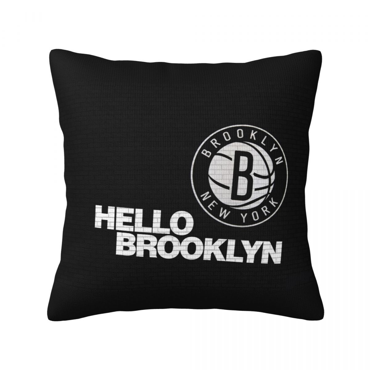 Brooklyn Nets Hello Brooklyn Pillow Covers 18x18 Inch