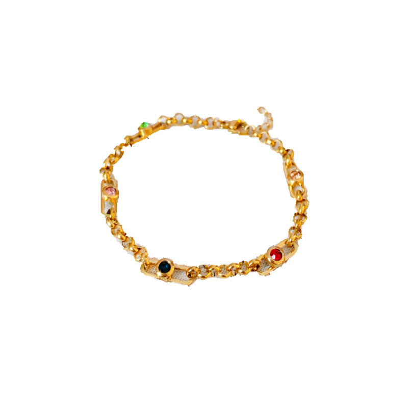 Moderate Luxury Women Geometric Circle Titanium Steel Electroplating Jewelry Sets