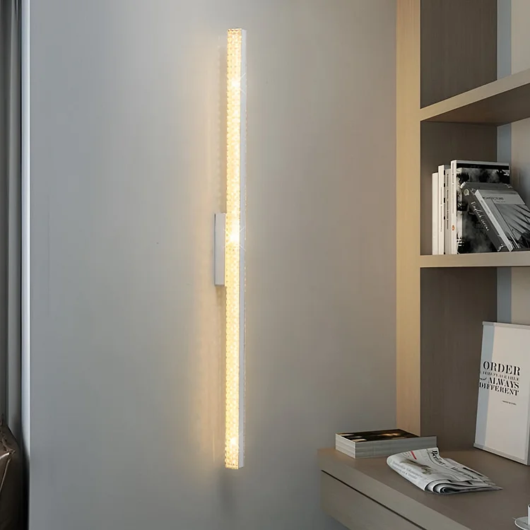 Long Strip Stepless Dimming LED Modern Wall Lamp Wall Sconce Lighting - Appledas