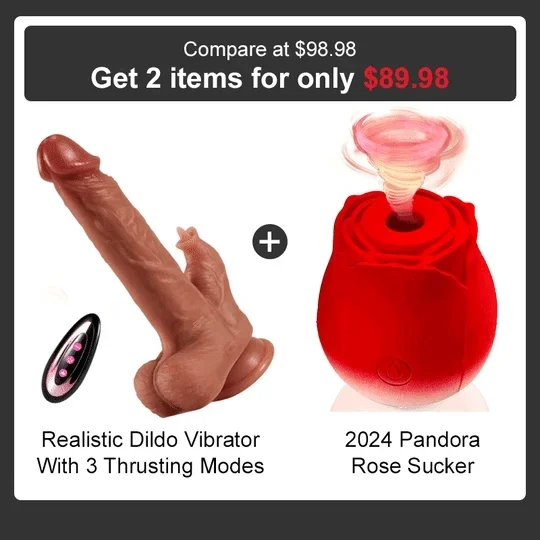 Realistic 8.7 Inches Silicone Dildo with Thrusting and Licking Features and 9 Vibration Settings