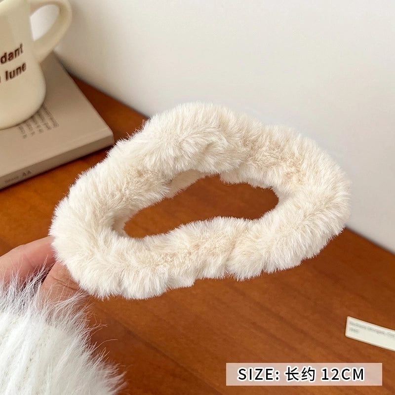 Minimalist Solid Color Arylic Hair Claws 1 Piece