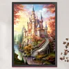Disney Castle-16CT Stamped Cross Stitch 40*60cm/15.75*23.62in(Big Size)