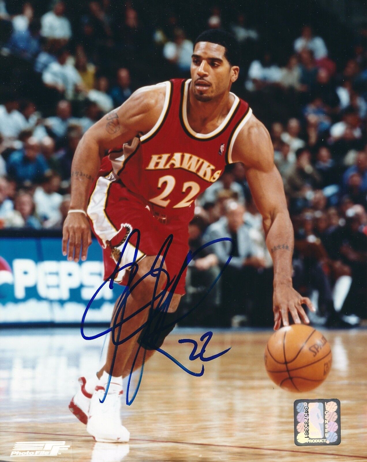 Autographed JIM JACKSON Atlanta Hawks 8x10 Photo Poster painting w/COA