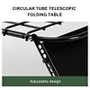 Mini Camping Table Adjustable Height Retractable Grid Table Folding Table(Table)