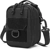 Molle H&uuml;fttasche Mini G&uuml;rteltasche- Taktisch Zubeh&ouml;rtaschef&uuml;r unterwegs, Crossbody Tasche Multifunktional Beutel Handytasche zum Aufh&auml;ngen Klein Tasche,ideal zum Training Camping (Schwarze)