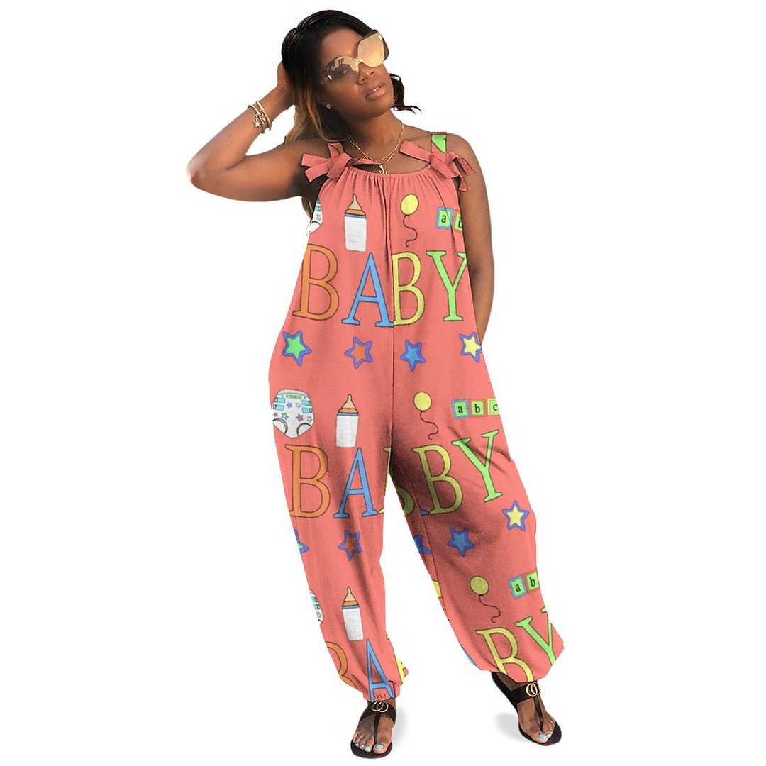 Abdl For All Baby4Life Boho Vintage Loose Overall Corset Jumpsuit Without Top