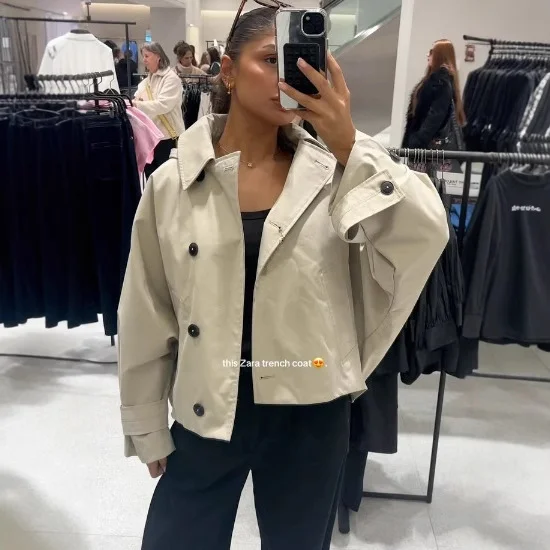 Nigikala Nigikala Women's Clothing Explosion Fashion Casual Style Hooded Coat Short Coat