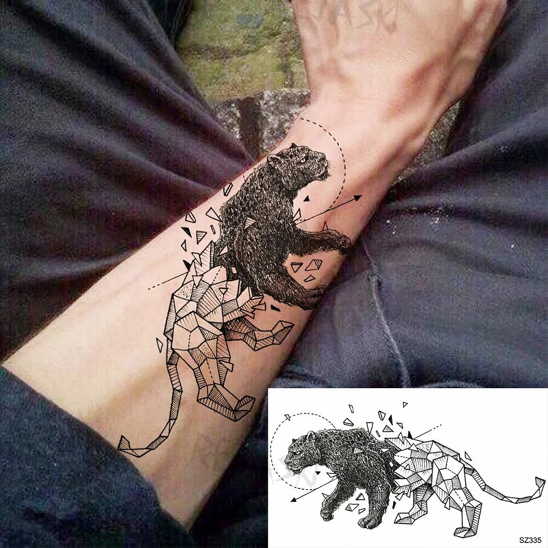 Black Little Dandelion Fashion Feet Temporary Tattoos For Women Adult Feather Spartan Realistic Fake Tattoo Body Art Tatoo Decal