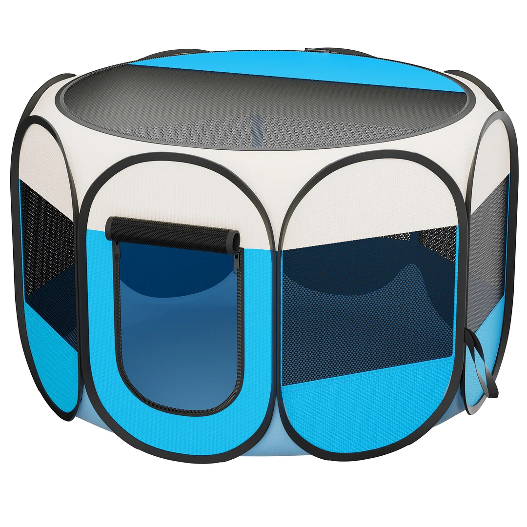 BEBANG Dog Cat Playpen, Dog Crate Tent Cage Indoor/Outdoor, Portable Pop Up Dogs Kennel Playpen