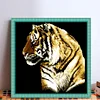 Bead Embroidery - Partial Printed 9CT Tiger(47x45 CM)