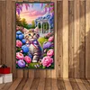 (40*70cm)Cat in Garden - Full Round Drill Diamond Painting