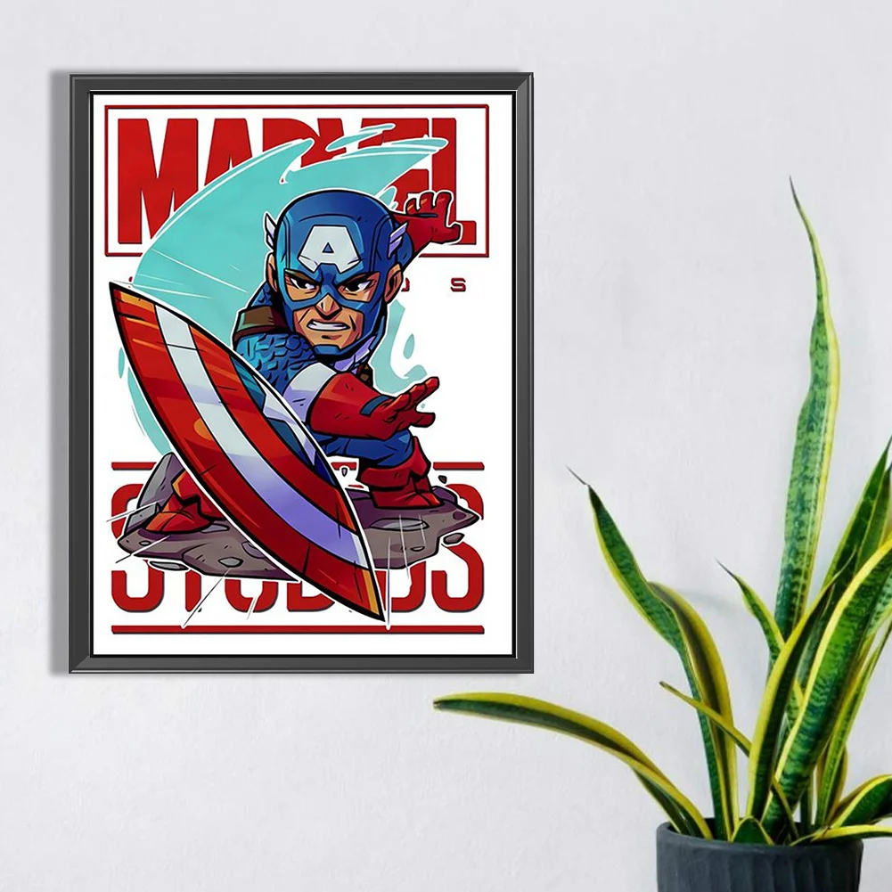 Full Square Diamond Painting 35*45cm - Superhero