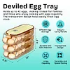 Multi Layer Drawer Style Egg Storage Box Automatic Rolling Stackable Egg Dispenser Kitchen Fresh Keeping Box Storage Artifact