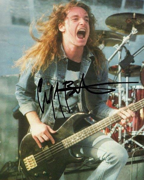 REPRINT - CLIFF BURTON Metallica Bass Player 8 x 10 Glossy Photo Poster painting Poster RP