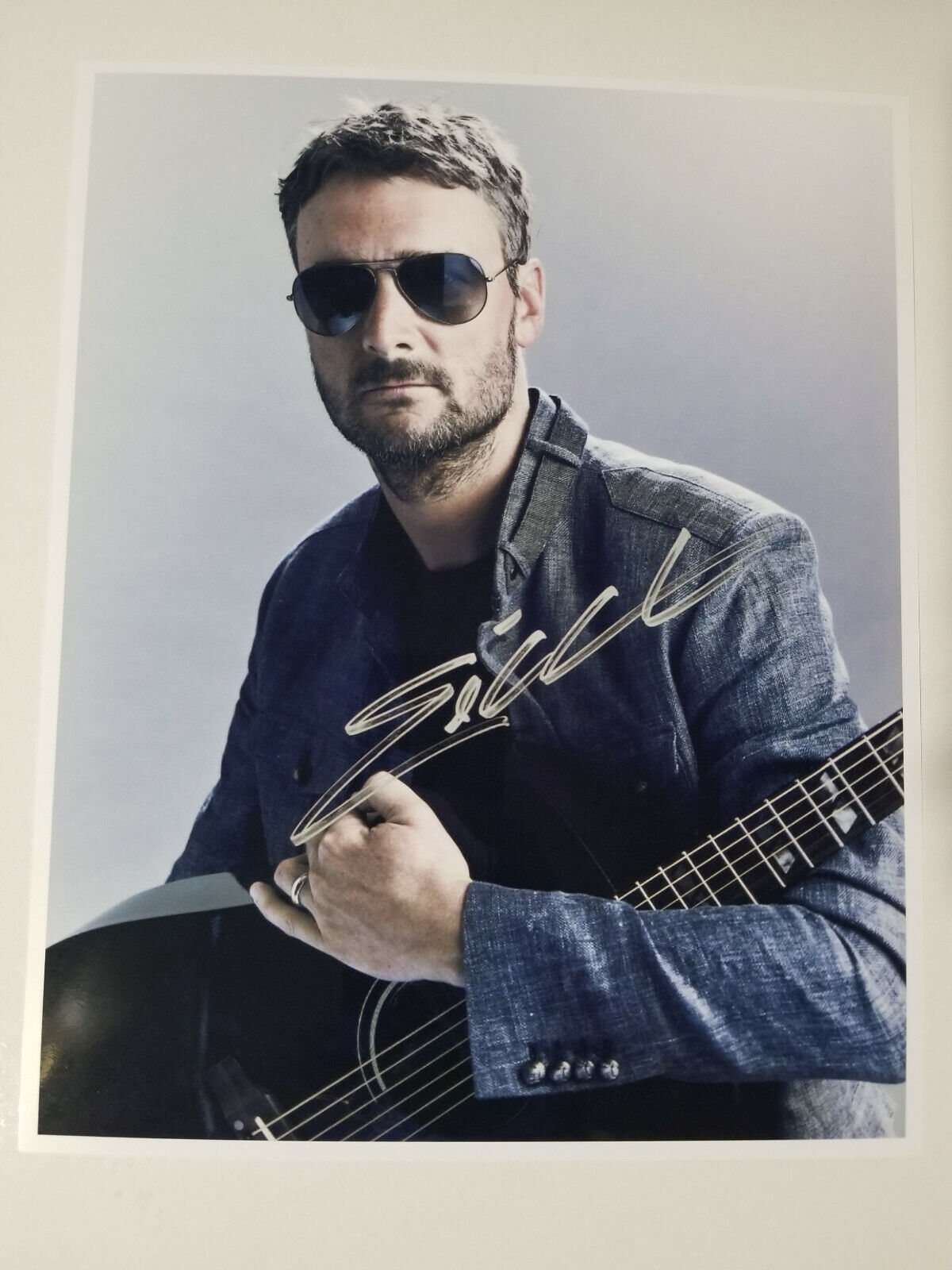 Eric Church Signed 8x10 Photo Poster painting RP -  ShipN!!