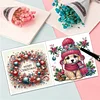 6pcs DIY Katze Hund Diamant Kunst Grußkarten für Urlaub Segen & Geschenke