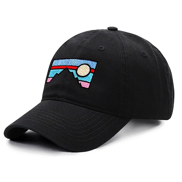 Sunset Embroidery Cotton Men Baseball CapWomen Hat Sport Visors Snapback Cap Breathable Outdoor Sun Hat Dropshipping