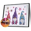 Diamond Painting-DIY Crystal Rhinestone Snowman Gnome