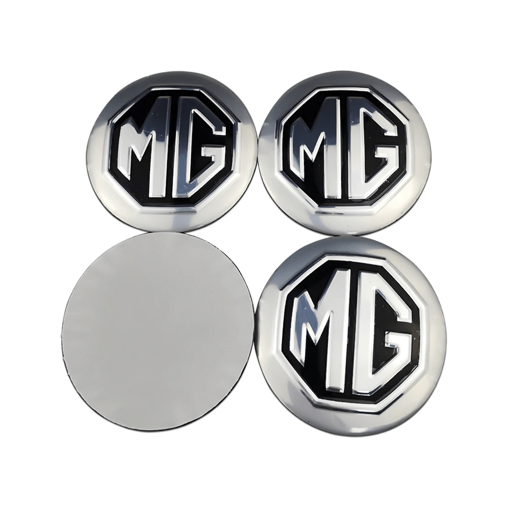 4pcs Car Emblem Wheel Center Rim Hub Caps Decal For MG Logo For MG TF ZR ZS 56mm voiturehub dxncar