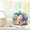 Diamond Painting Acrylic Easter Egg Tabletop Ornaments Decorations for Adult Beginner Home Decor DIY Crafts Gift