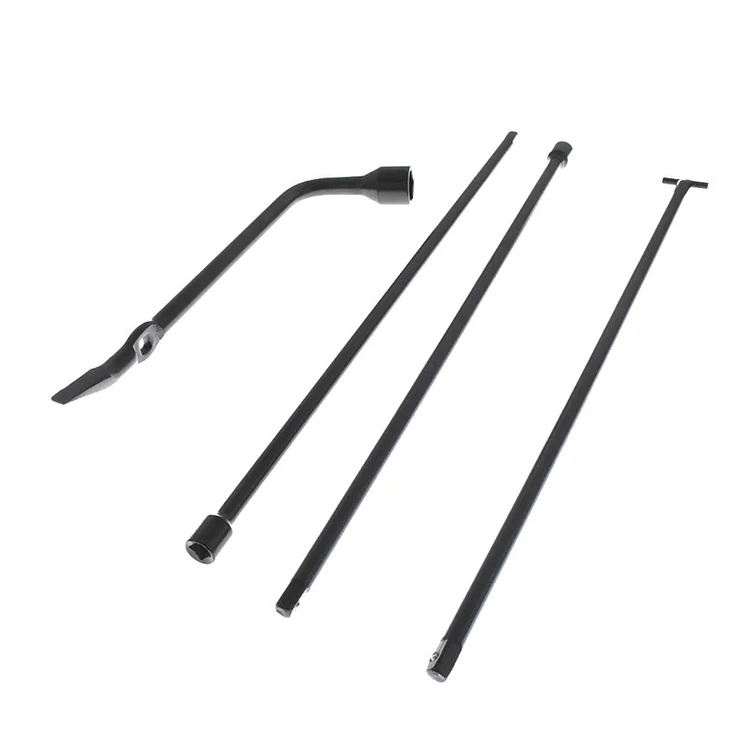 SEBLAFF Spare Tire Wrench Tool Set Kit Jack Tool T Extension Lug Wrench Tool Kit Replacement for 05-15 Frontier 04-15 Titan 99501EB00B NSSTW00002 RED769006 Black Steel