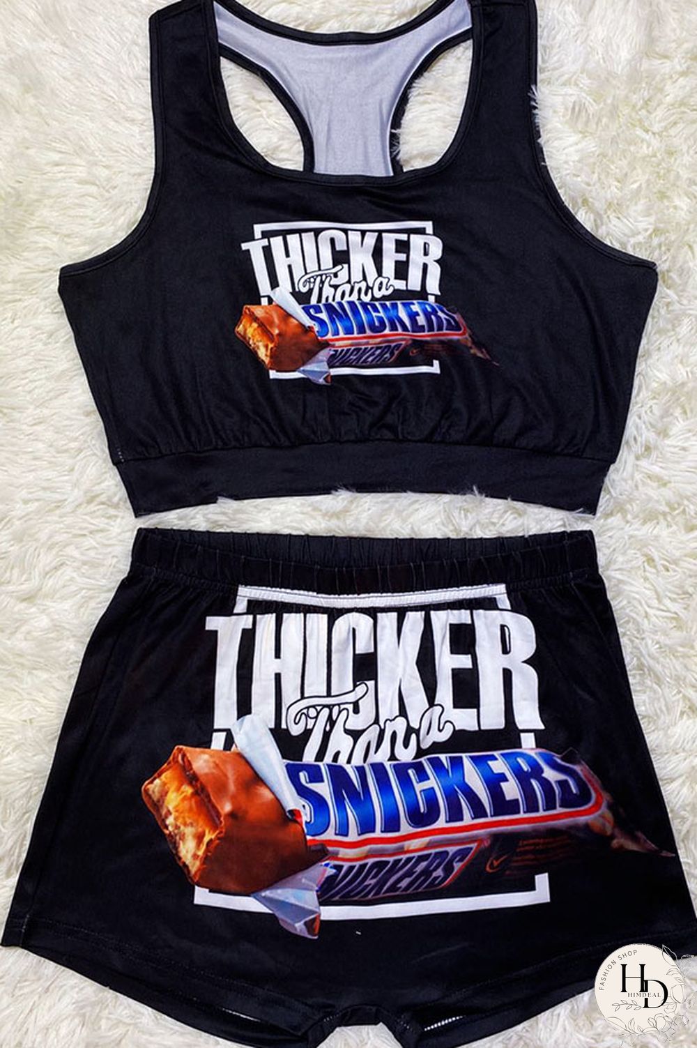 Pink Sexy Europe and America Print Solid Straight Sleeveless Two Pieces