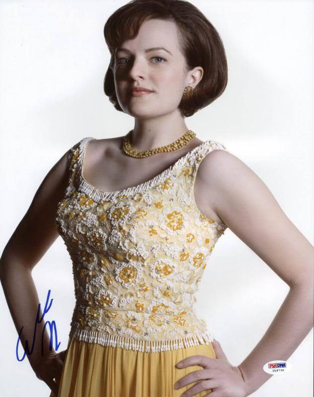 Elisabeth Moss Mad Men Signed Authentic 11X14 Photo Poster painting Autographed PSA/DNA #U18736